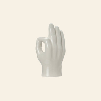 DETAIL Porcelain Hand OK White