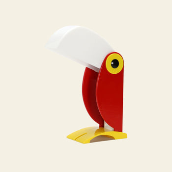 DETAIL Toucan Lamp Red