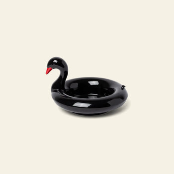 DOIY Black Swan Floatie Bowl Multicolour