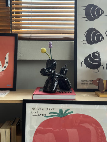 DOIY Bobby Vase Black