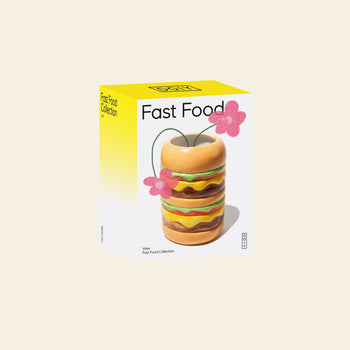 DOIY Fast Food Burger Vase Multicolour