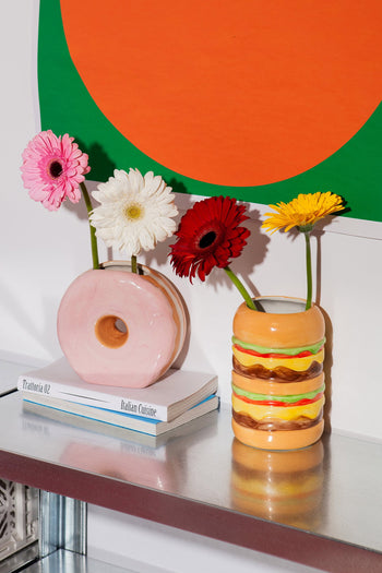 DOIY Fast Food Burger Vase Multicolour