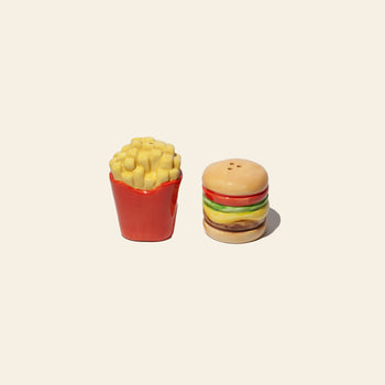 DOIY Fast Food Fries & Burger Salt & Pepper Set