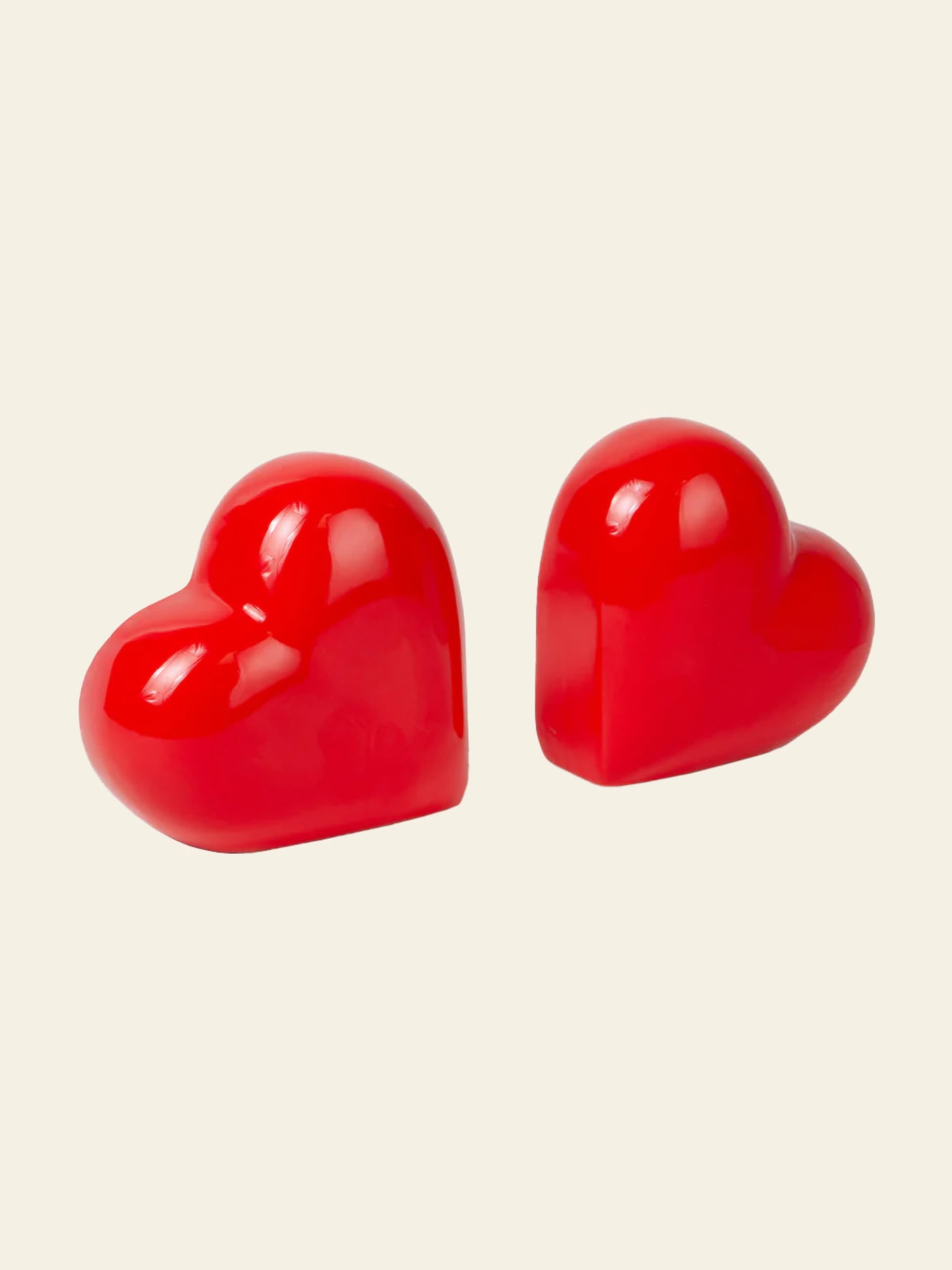 DOIY Love Bookend Red