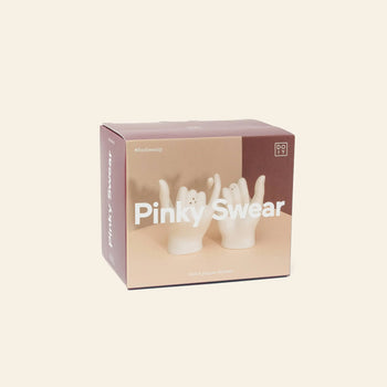 DOIY Pinky Swear Salt and Pepper Set White 3