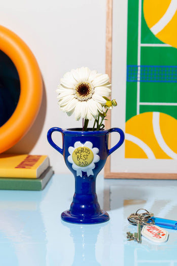 DOIY World's Best Dad Trophy Vase