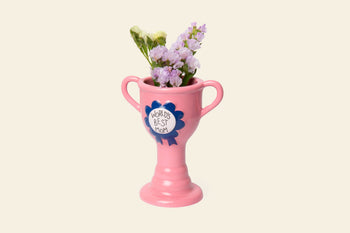 DOIY World's Best Mom Trophy Vase
