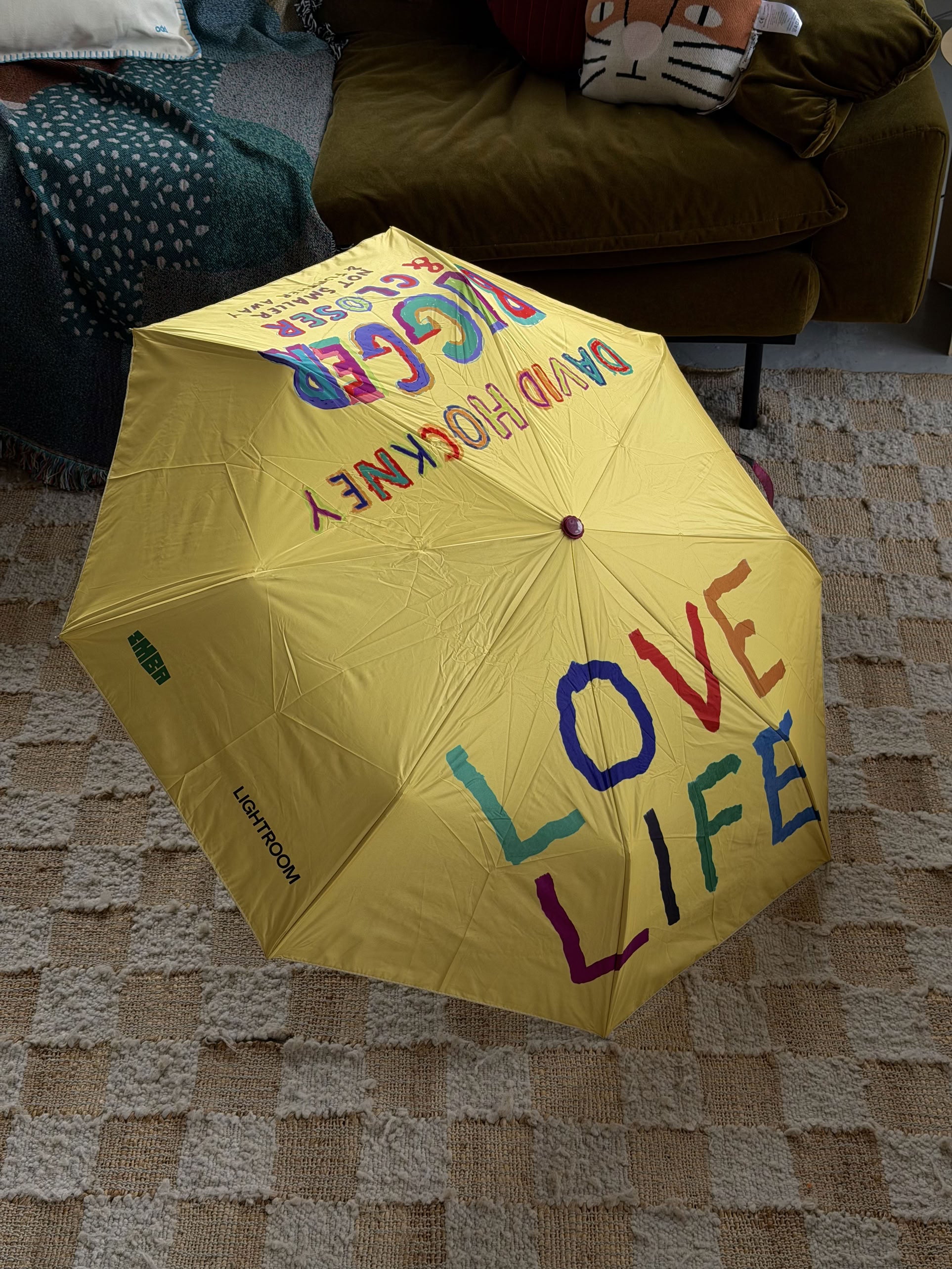 David Hockney Bigger & Closer Umbrella