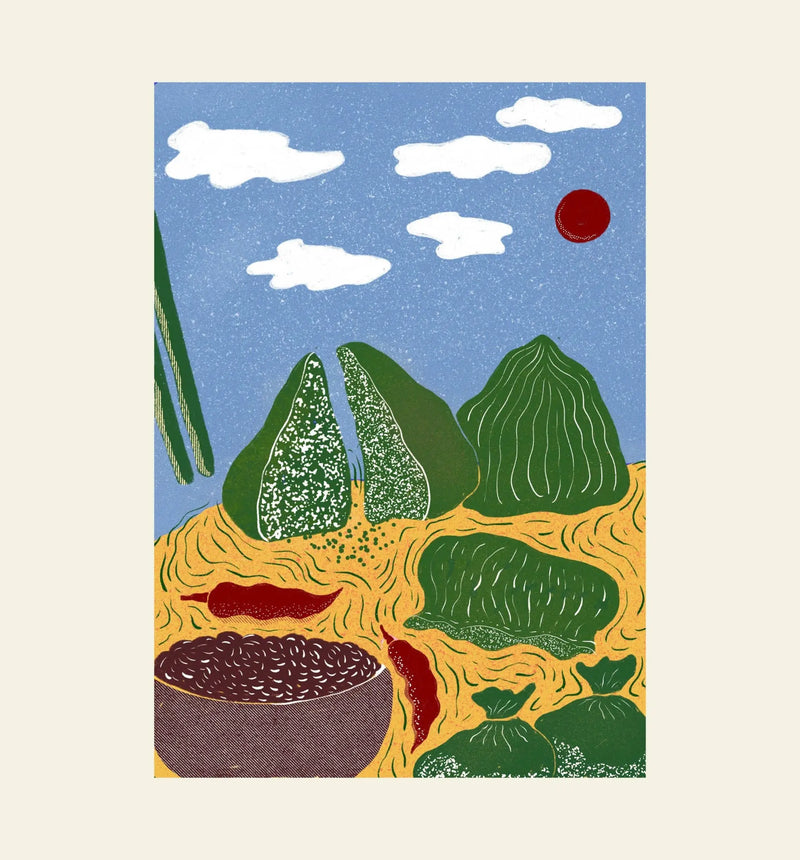 Dirtydoodies Dumplings at Dusk, Print