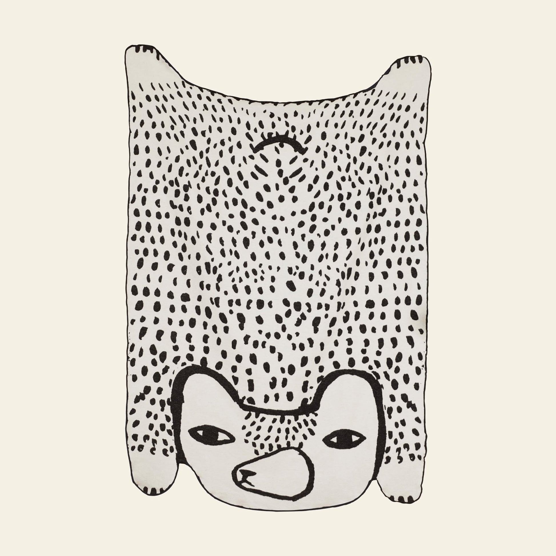 Donna Wilson Bear Shaped Cotton Throw