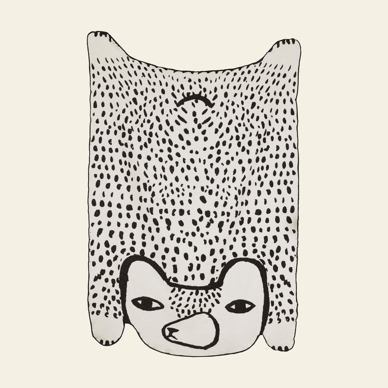 Donna Wilson Bear Shaped Cotton Throw