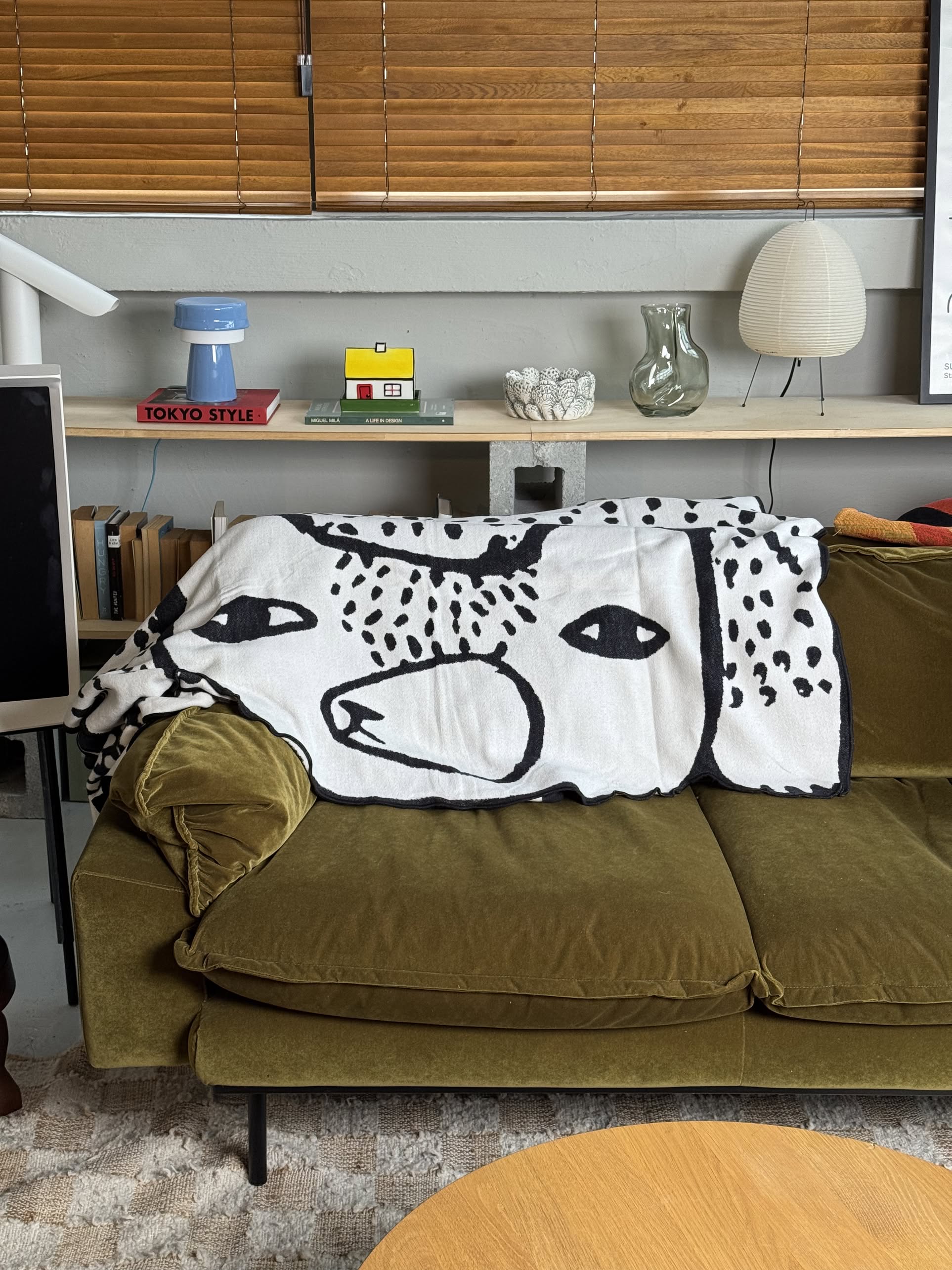 Donna Wilson Bear Shaped Cotton Throw