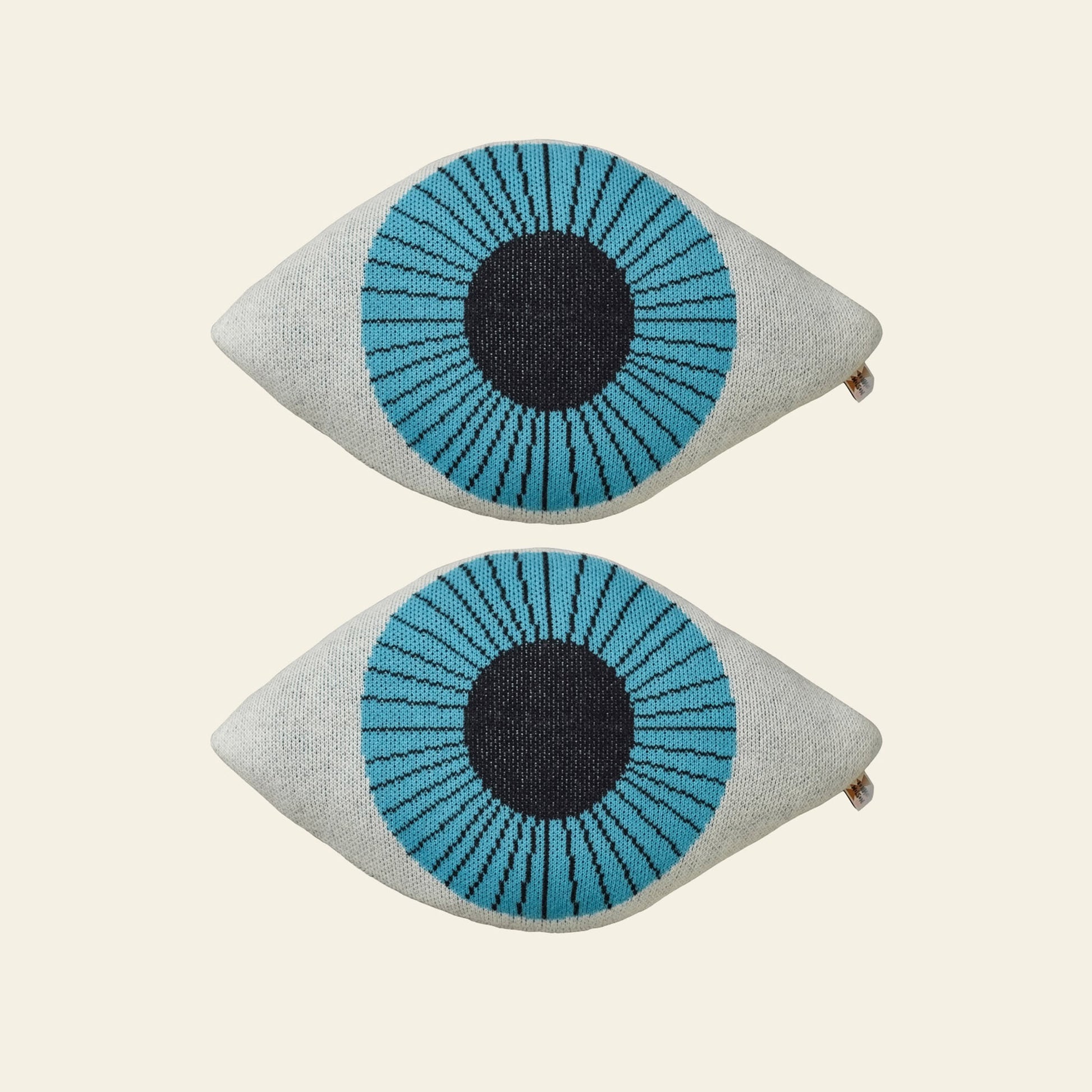 Donna Wilson Blue Eye Shaped Cushion Set of 2