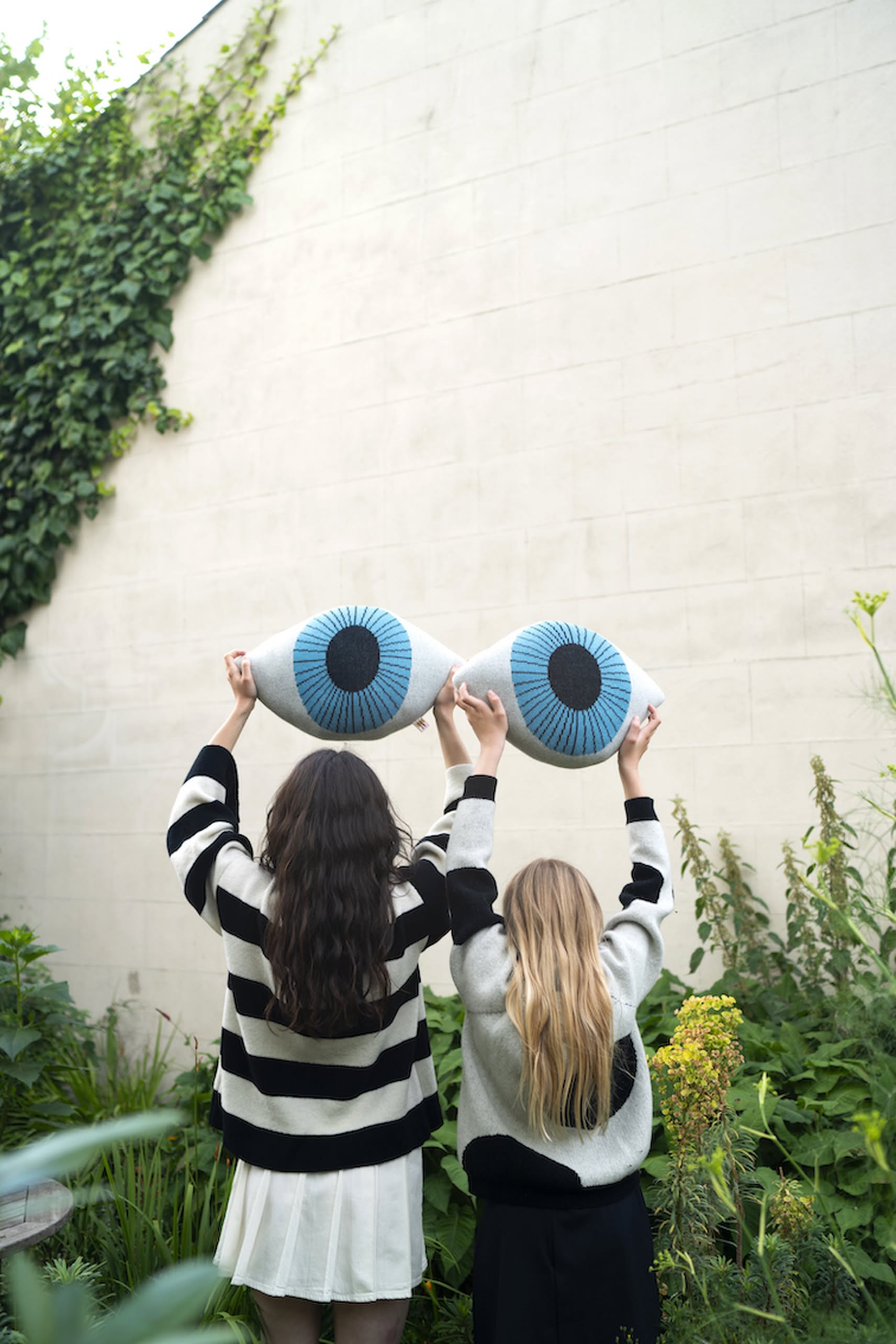 Donna Wilson Blue Eye Shaped Cushion Set of 2