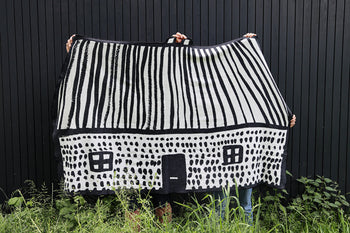 Donna Wilson House Shaped Cotton Throw