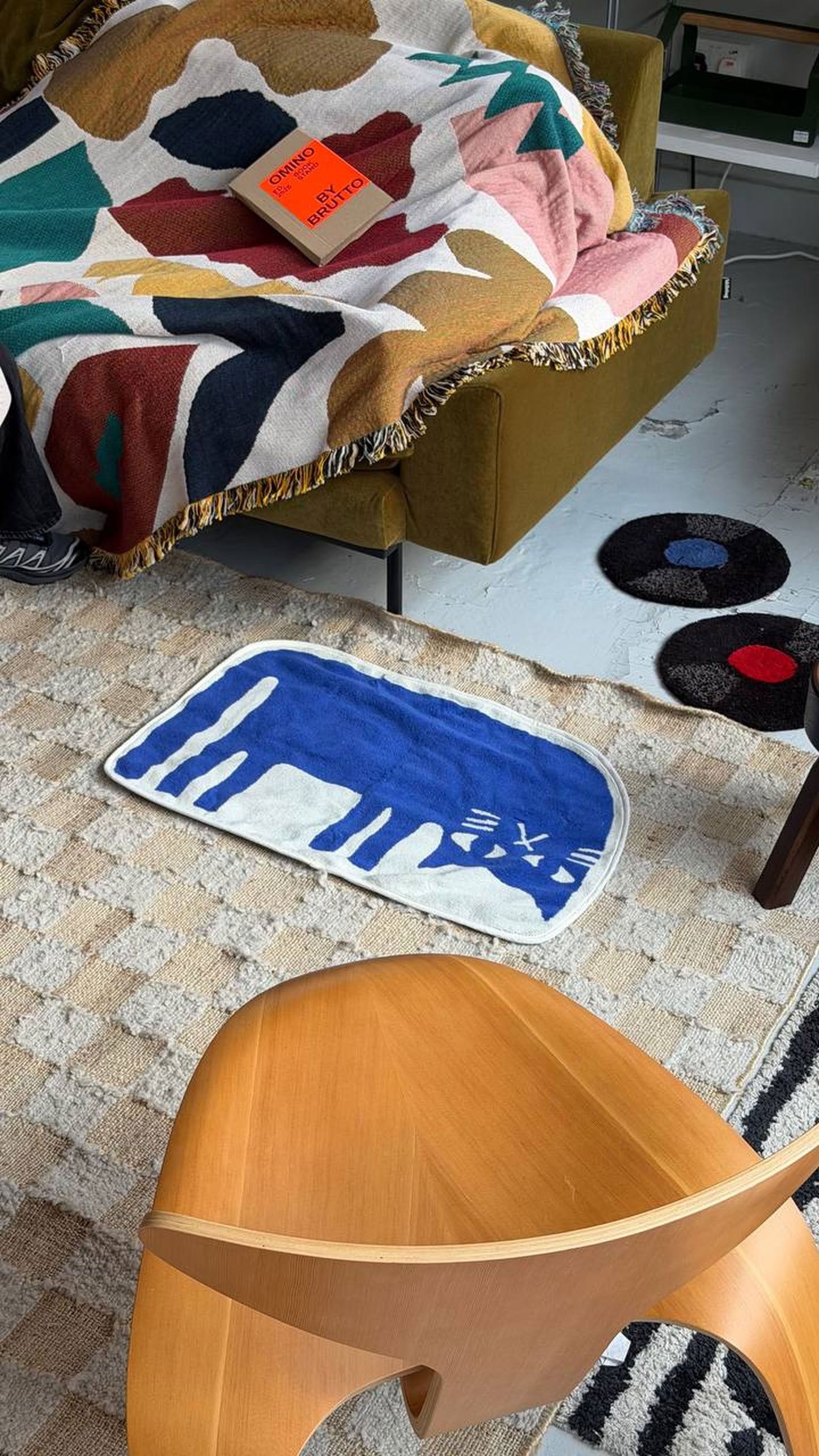 Donna Wilson Lazy Cat Bath Mat