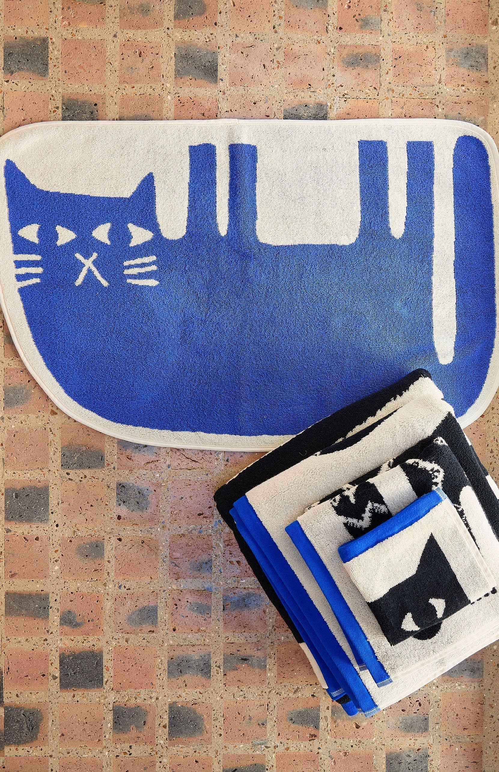 Donna Wilson Lazy Cat Bath Mat