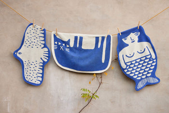 Donna Wilson Lazy Cat Bath Mat