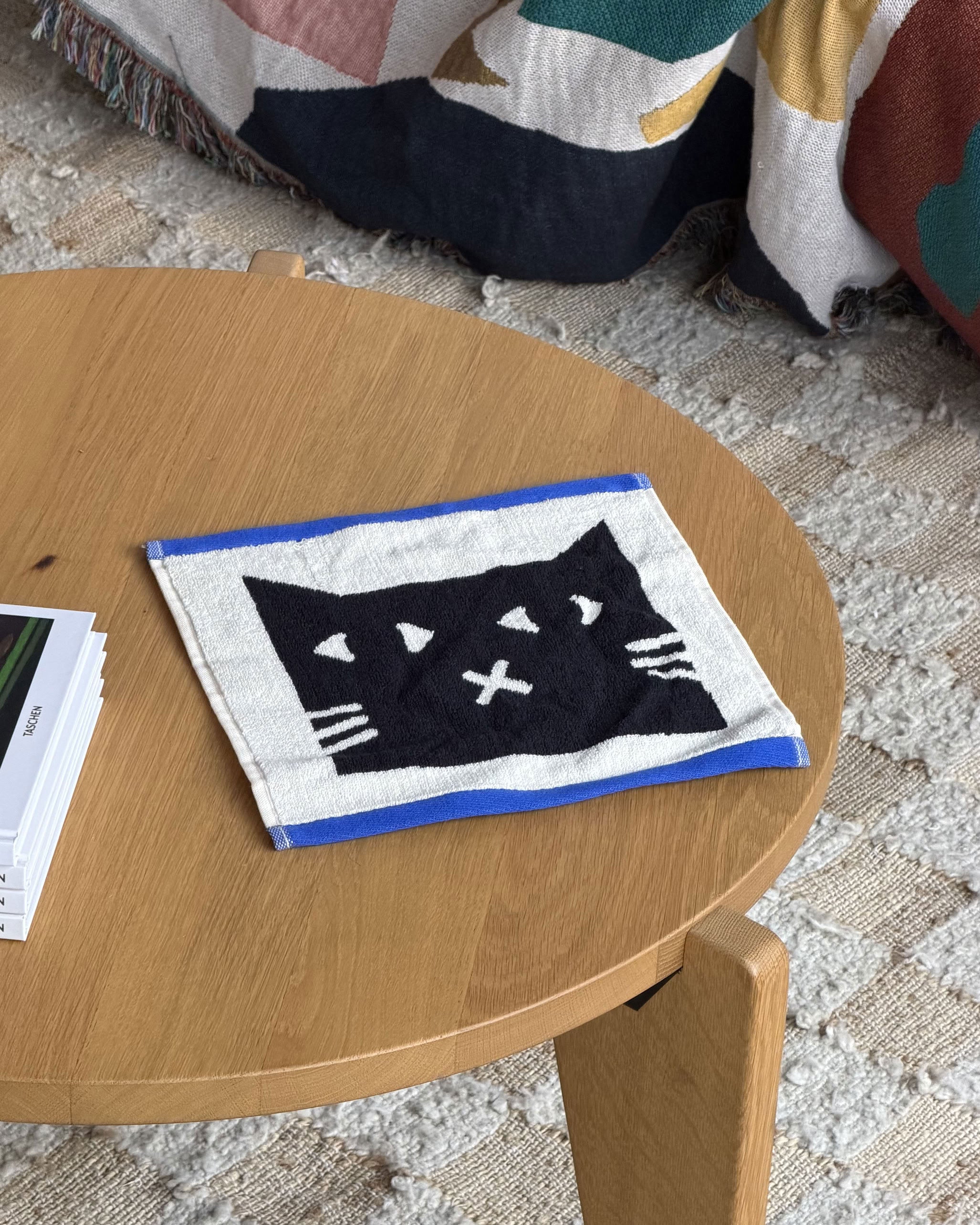 Donna Wilson Lazy Cat Face Cloth