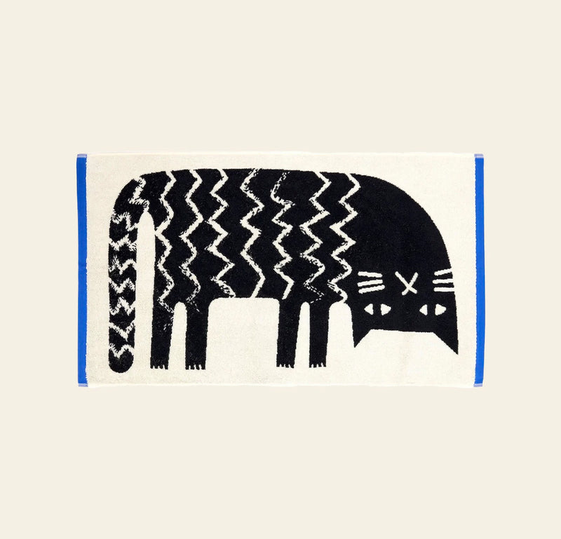 Donna Wilson Lazy Cat Hand Towel