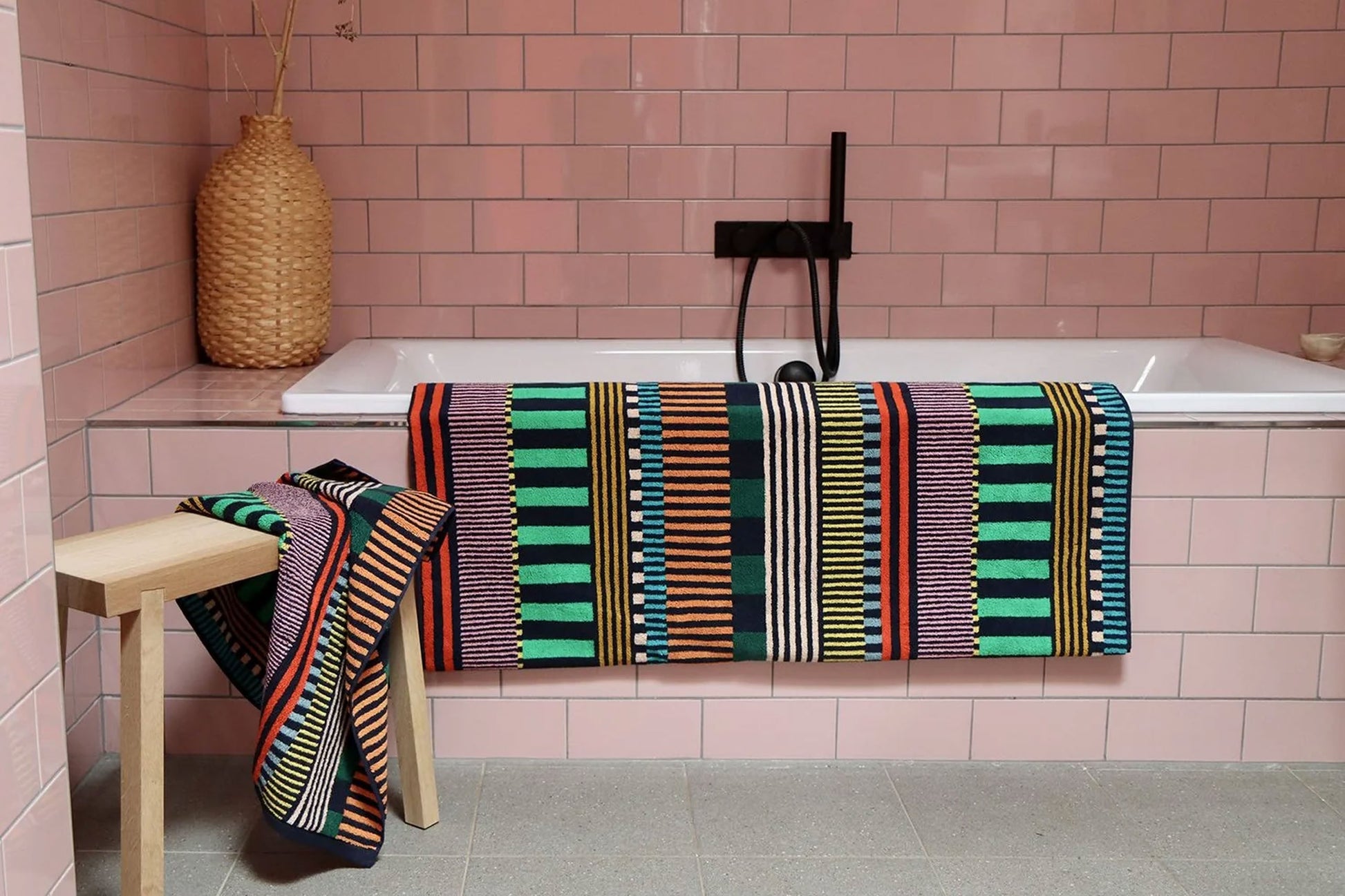 Donna Wilson Multi Stripe Bath Towel