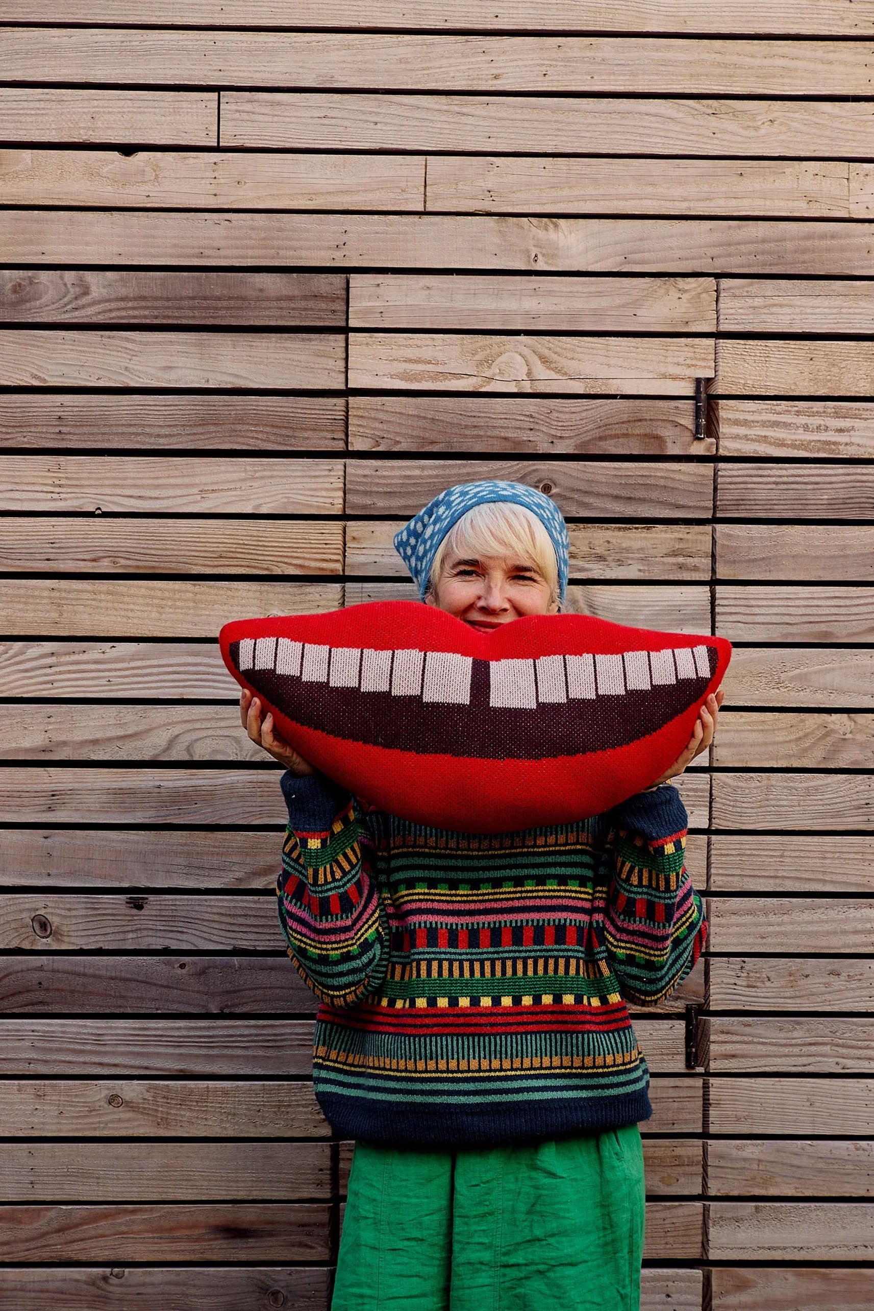 Donna Wilson Smile Shaped Cushion - Stacked Store