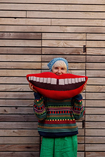 Donna Wilson Smile Shaped Cushion
