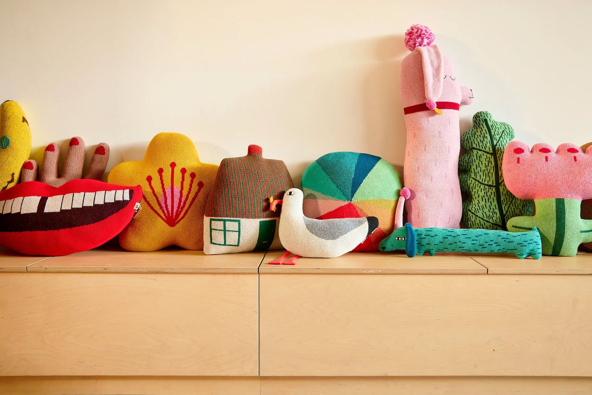 Donna Wilson Smile Shaped Cushion
