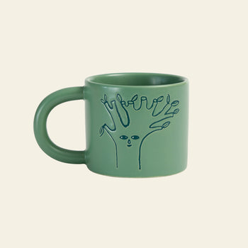 Donna Wilson Tree Mug Green