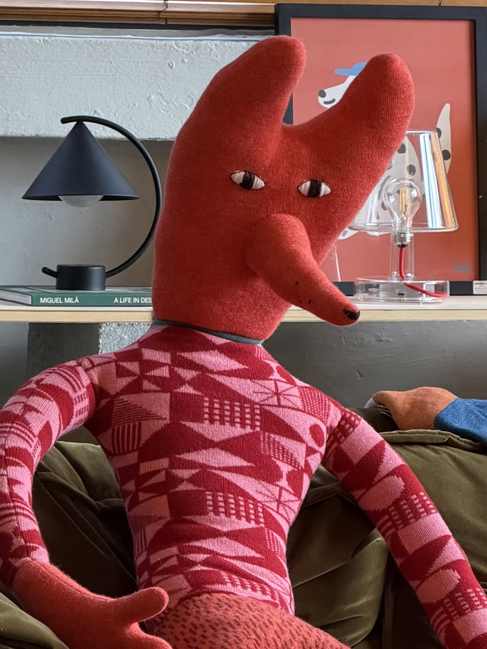 Donna Wilson XL Giant Creature - Orange Fox V3