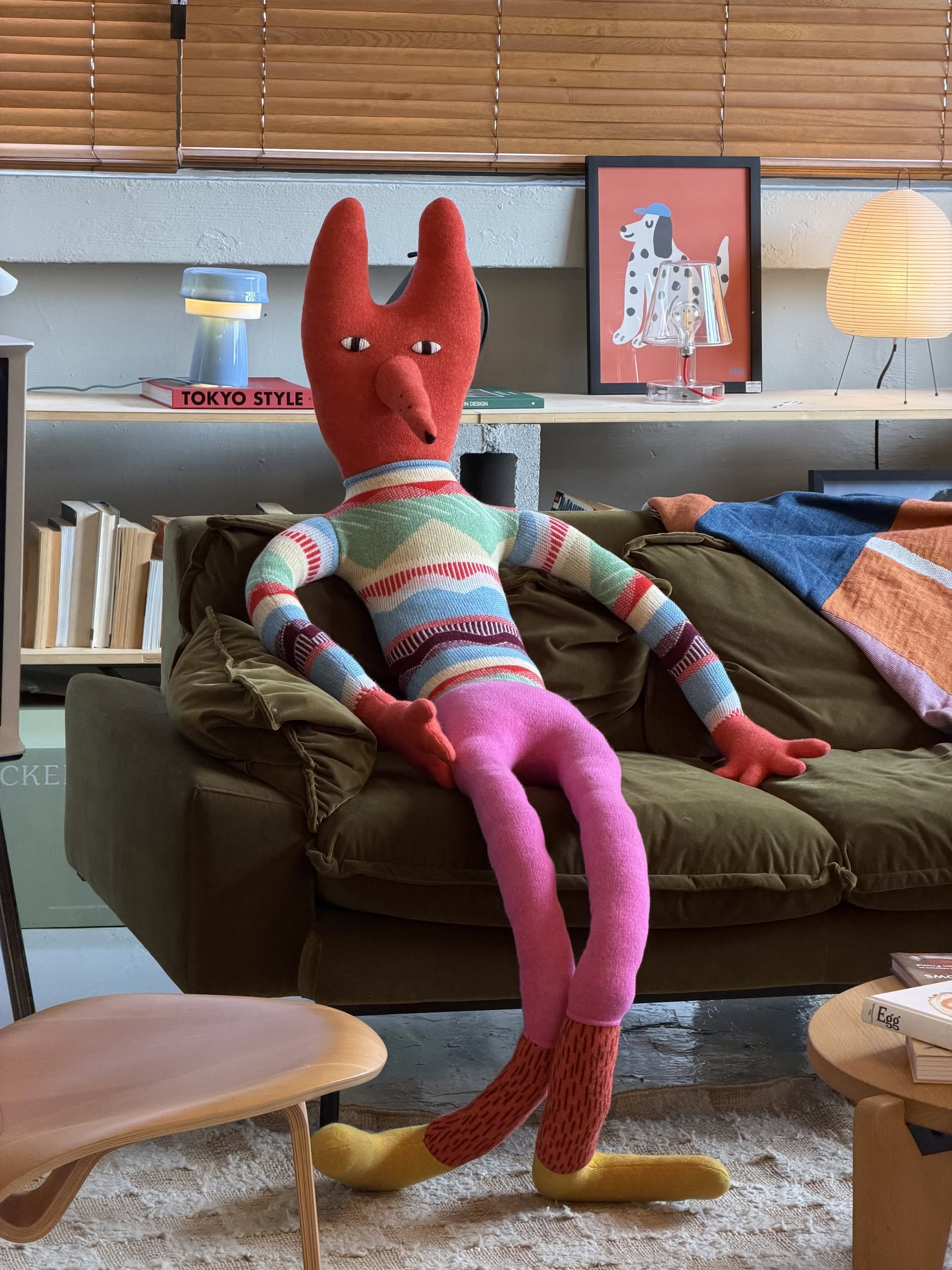 Donna Wilson XL Giant Creature Orange Fox V4