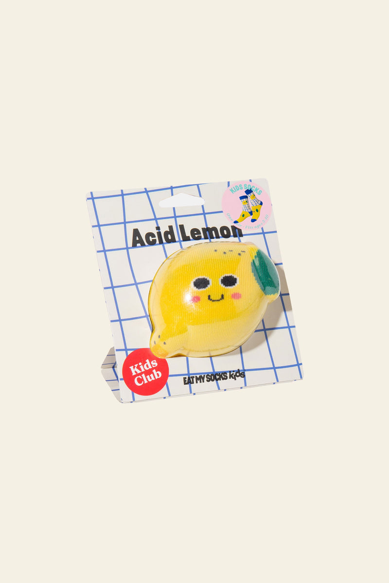 Eat My Socks Acid Lemon Kids Socks