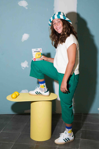 Eat My Socks Acid Lemon Kids Socks