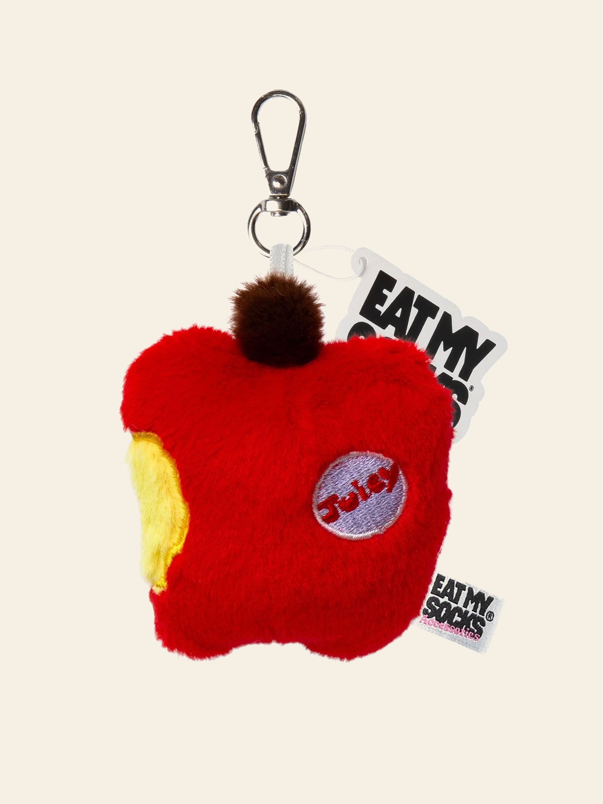 Eat My Socks Apple Bag Charm