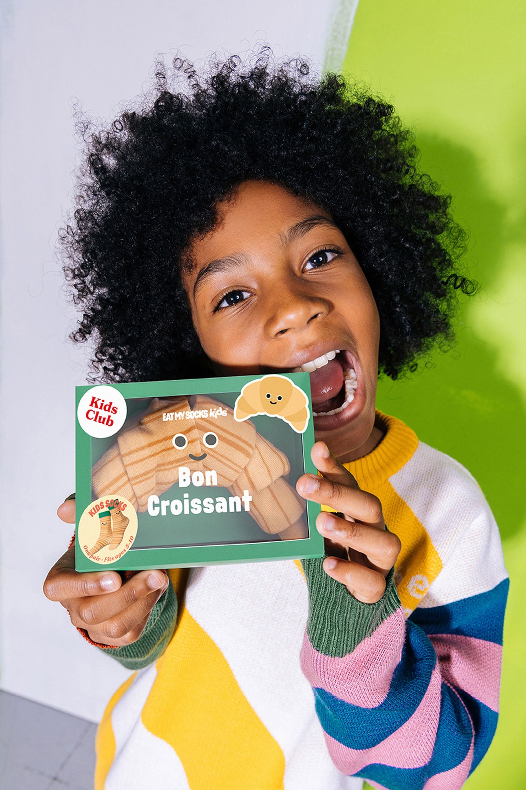 Eat My Socks Bon Croissant Kids Socks