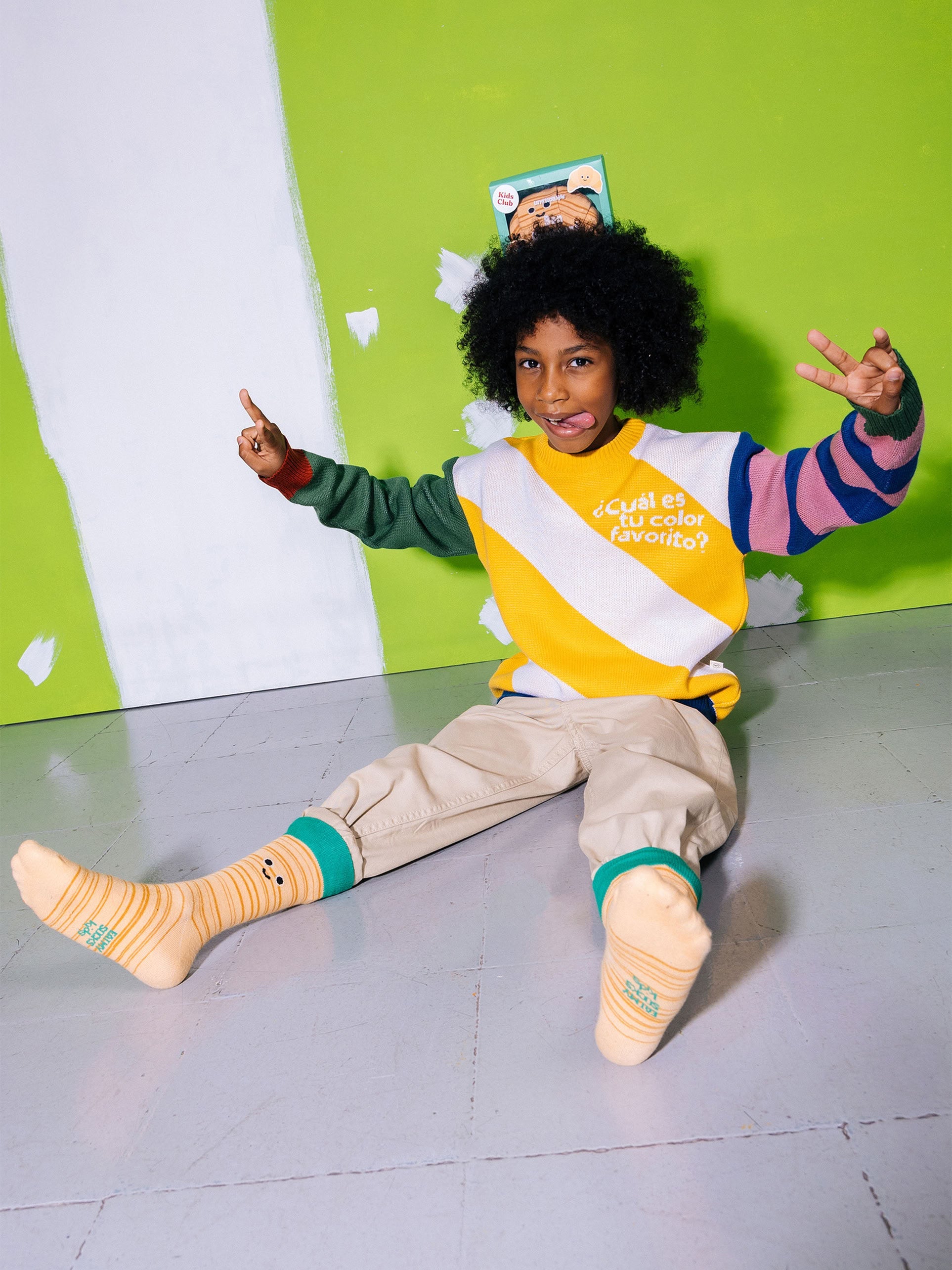 Eat My Socks Bon Croissant Kids Socks