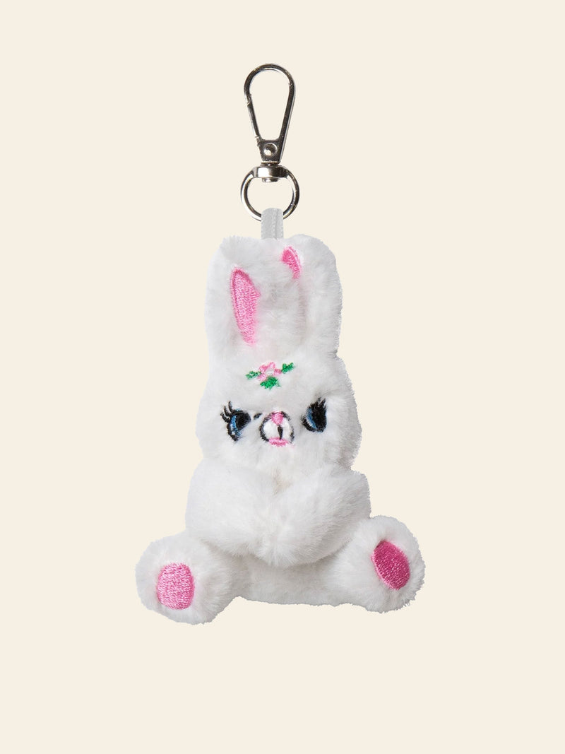 Eat My Socks Bunny Bag Charm