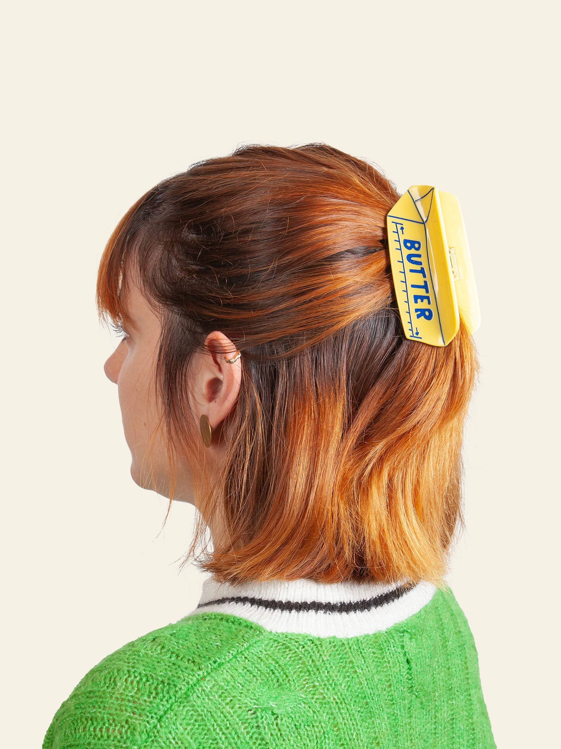 Eat My Socks Butter Hair Claw