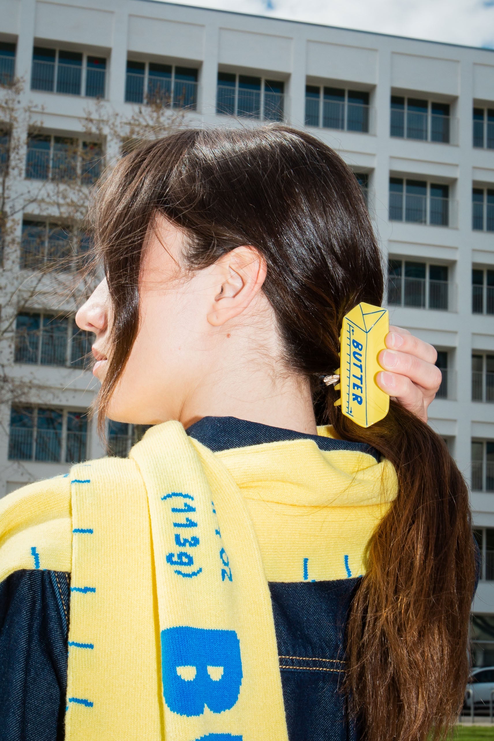 Eat My Socks Butter Hair Claw