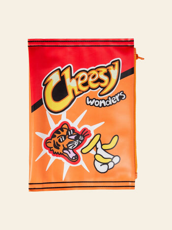 Eat My Socks Cheesy Wonders Pouch Bag