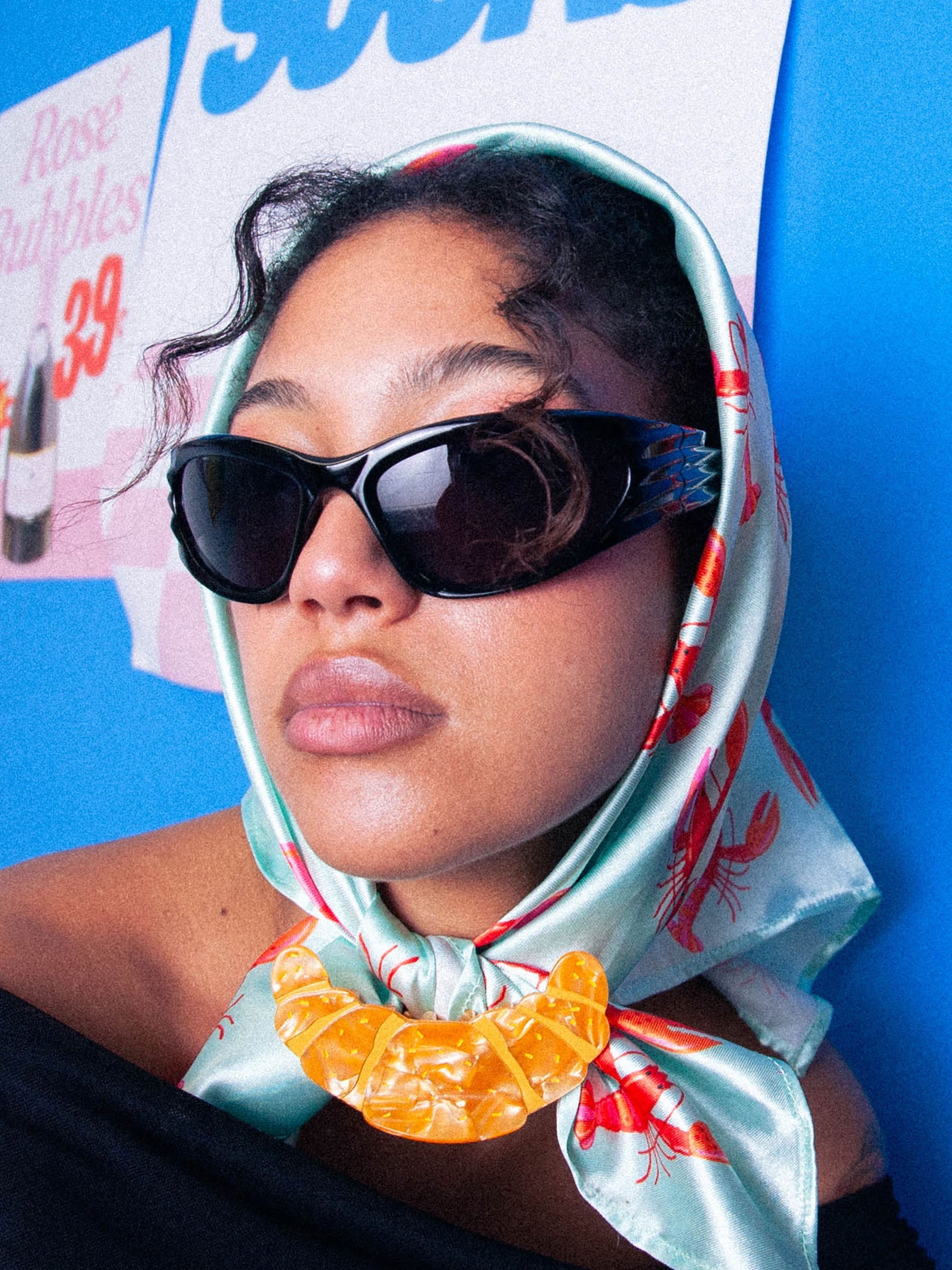 Eat My Socks Croissant Hair Claw