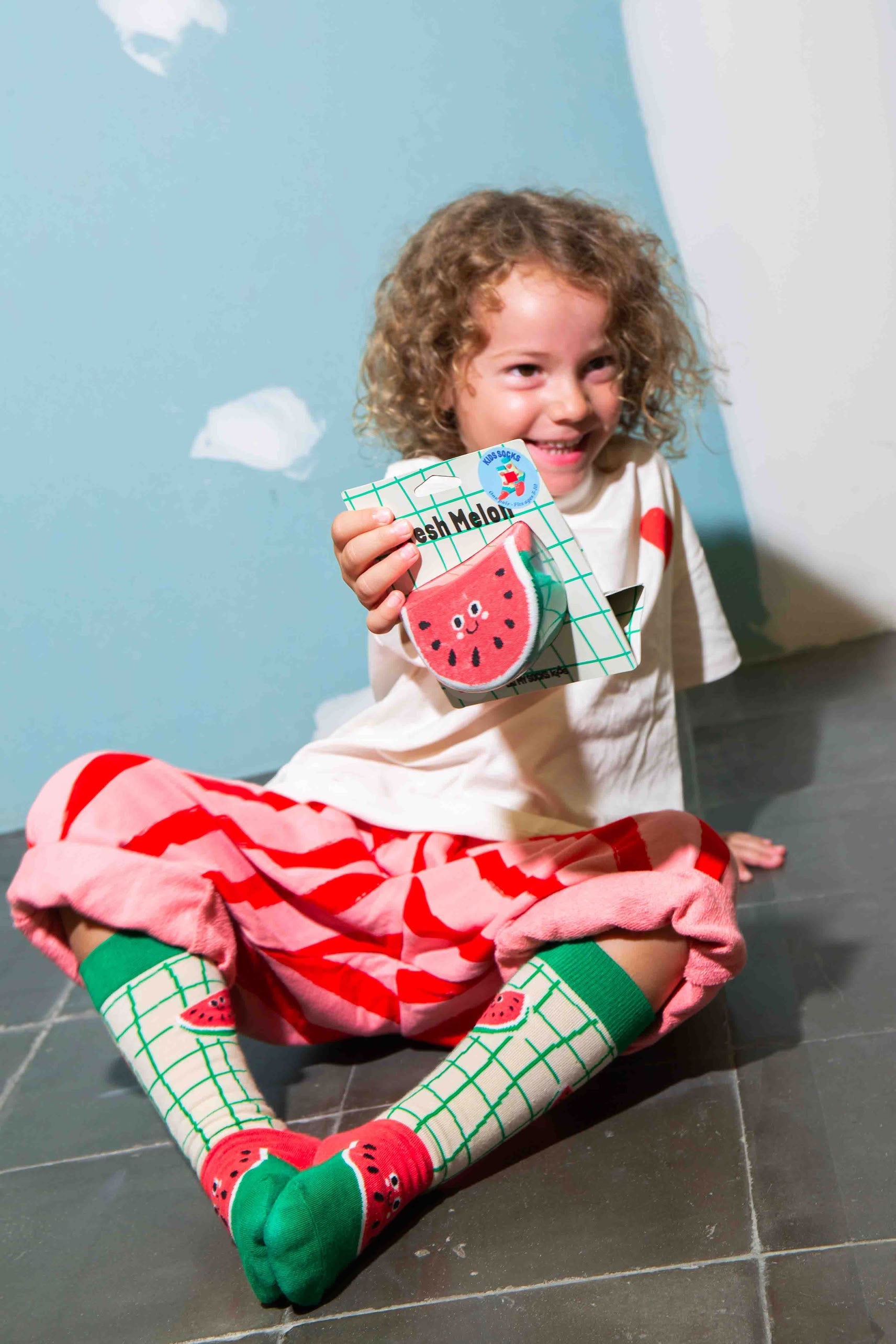 Eat My Socks Fresh Melon Kids Socks