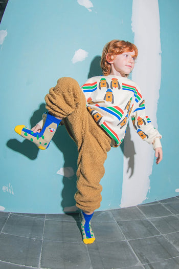 Eat My Socks Happy Dog Kids Socks