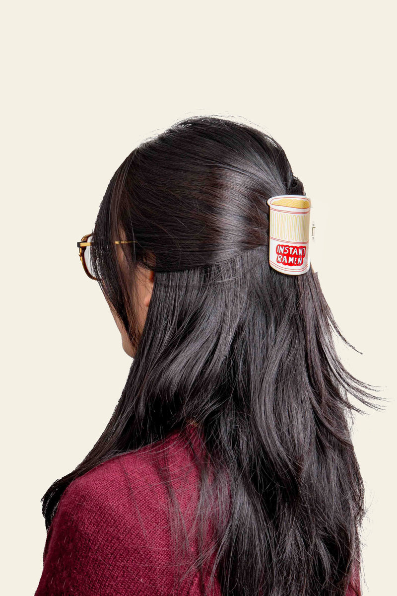 Eat My Socks Instant Ramen Hair Claw