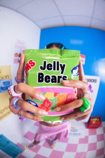 Eat My Socks Jelly Bear Socks