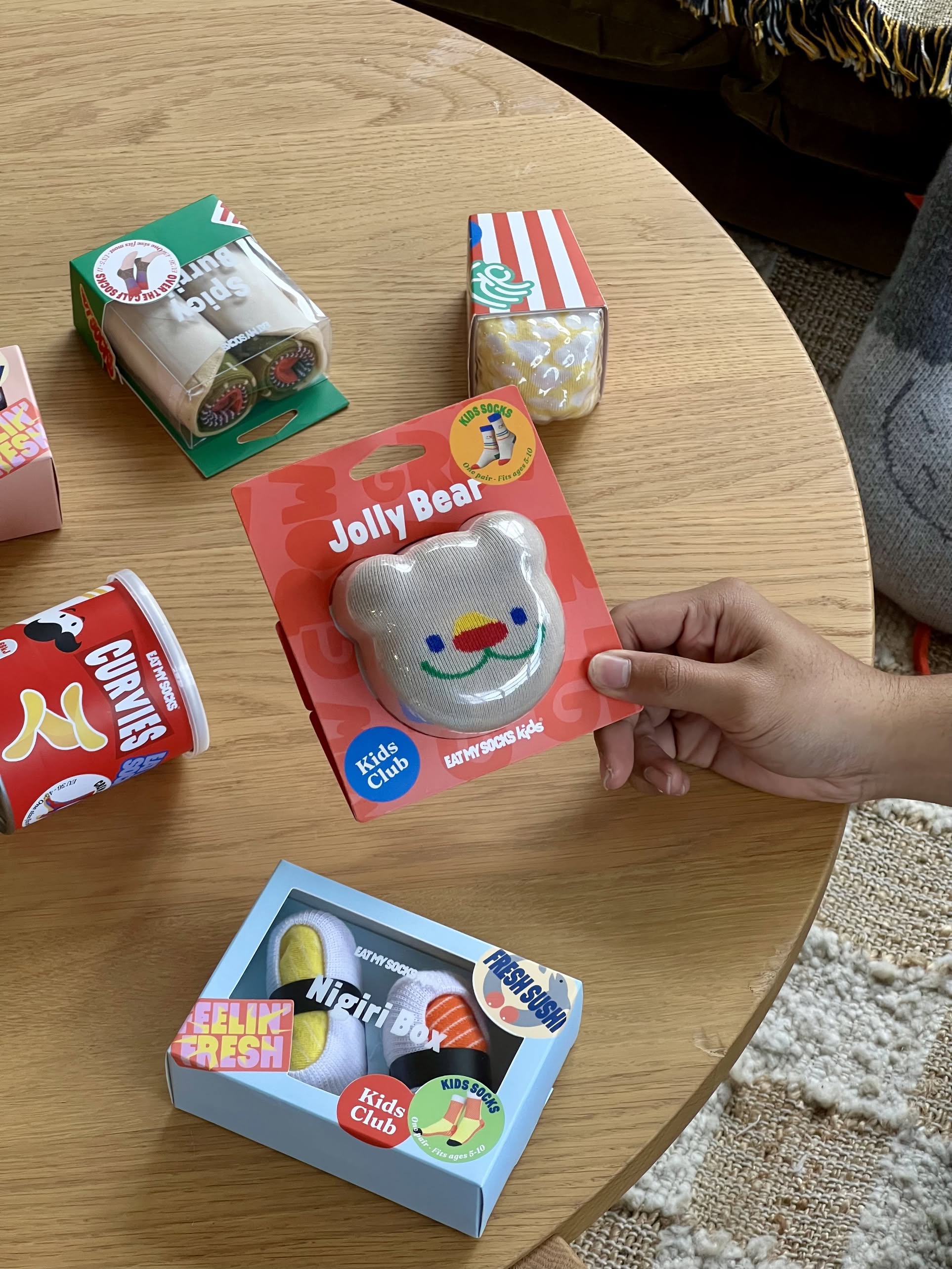 Eat My Socks Jolly Bear Kids Socks