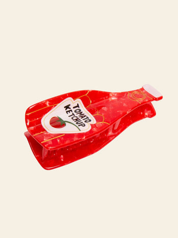 Eat My Socks Ketchup Hair Claw