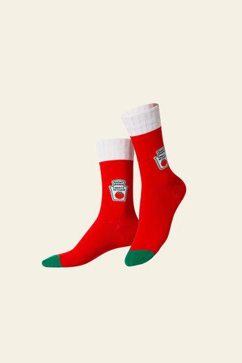 Eat My Socks Ketchup Socks