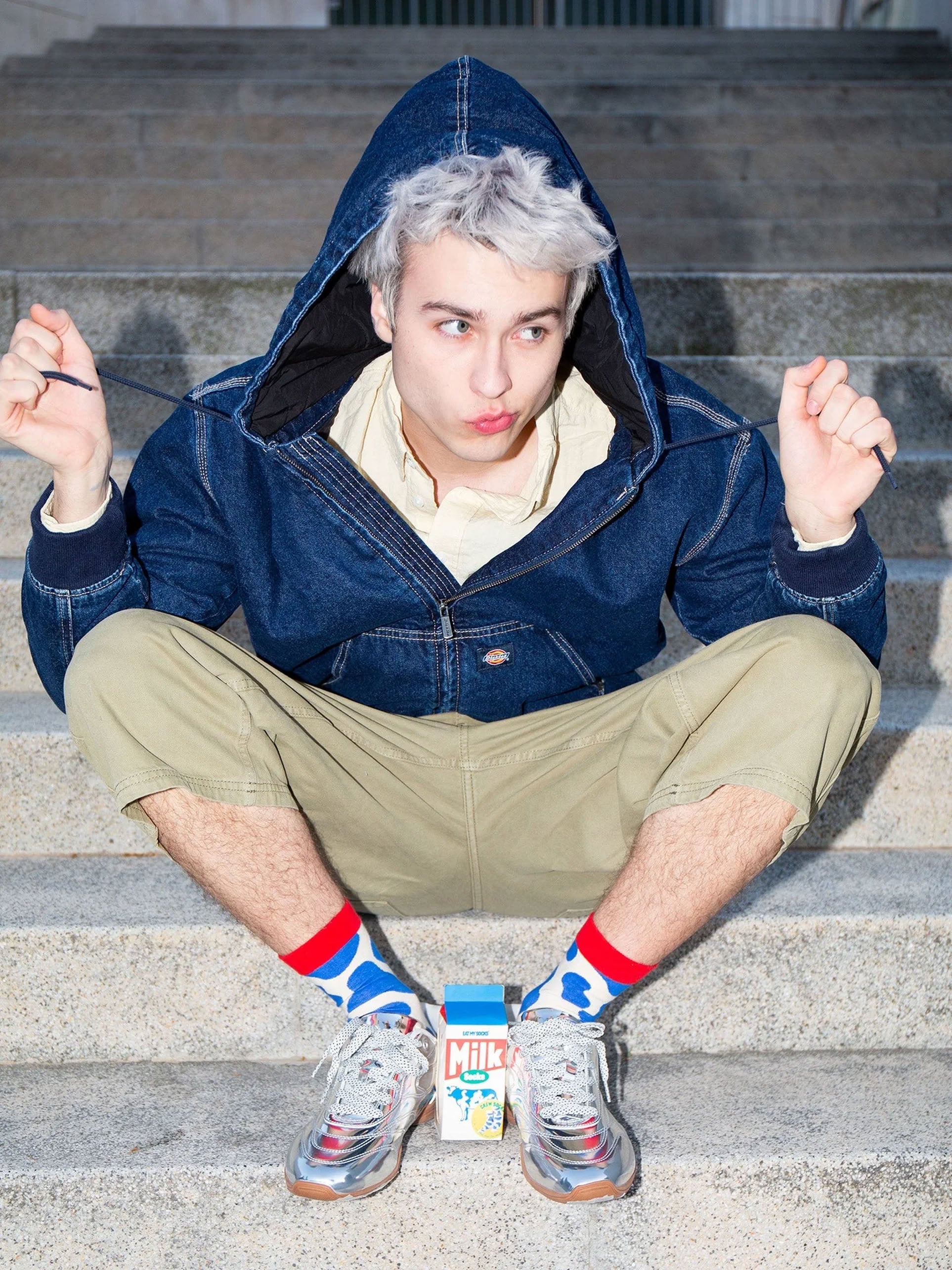 Eat My Socks Milk Socks