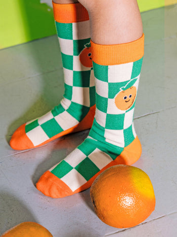 Eat My Socks Orange Juice Kids Socks